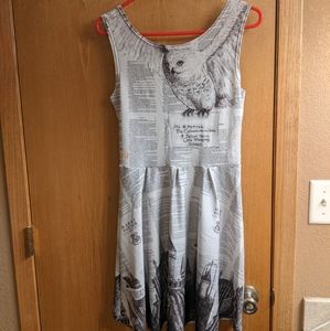Women's large Hotdame Harry Potter fit and flare dress